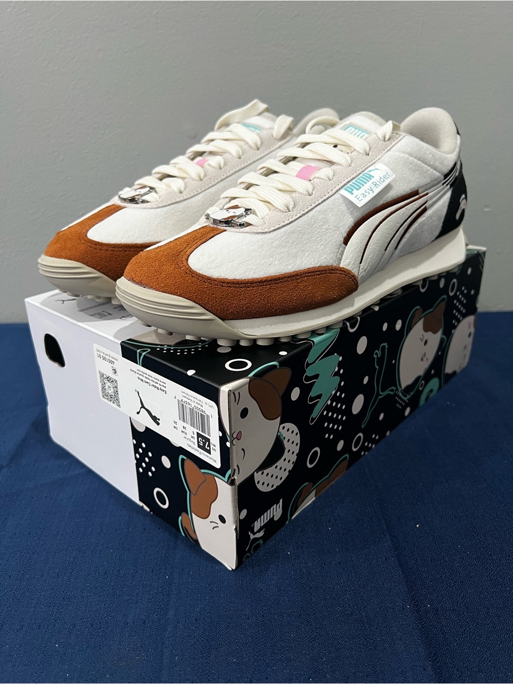 Puma X Squishmallows Easy Rider Cam White Sneakers 405105-01 Size 7.5 Women’s